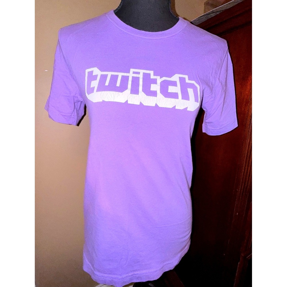 Twitch‎ Graphic Logo T-Shirt Unisex XS Purple Fair Gaming Tee